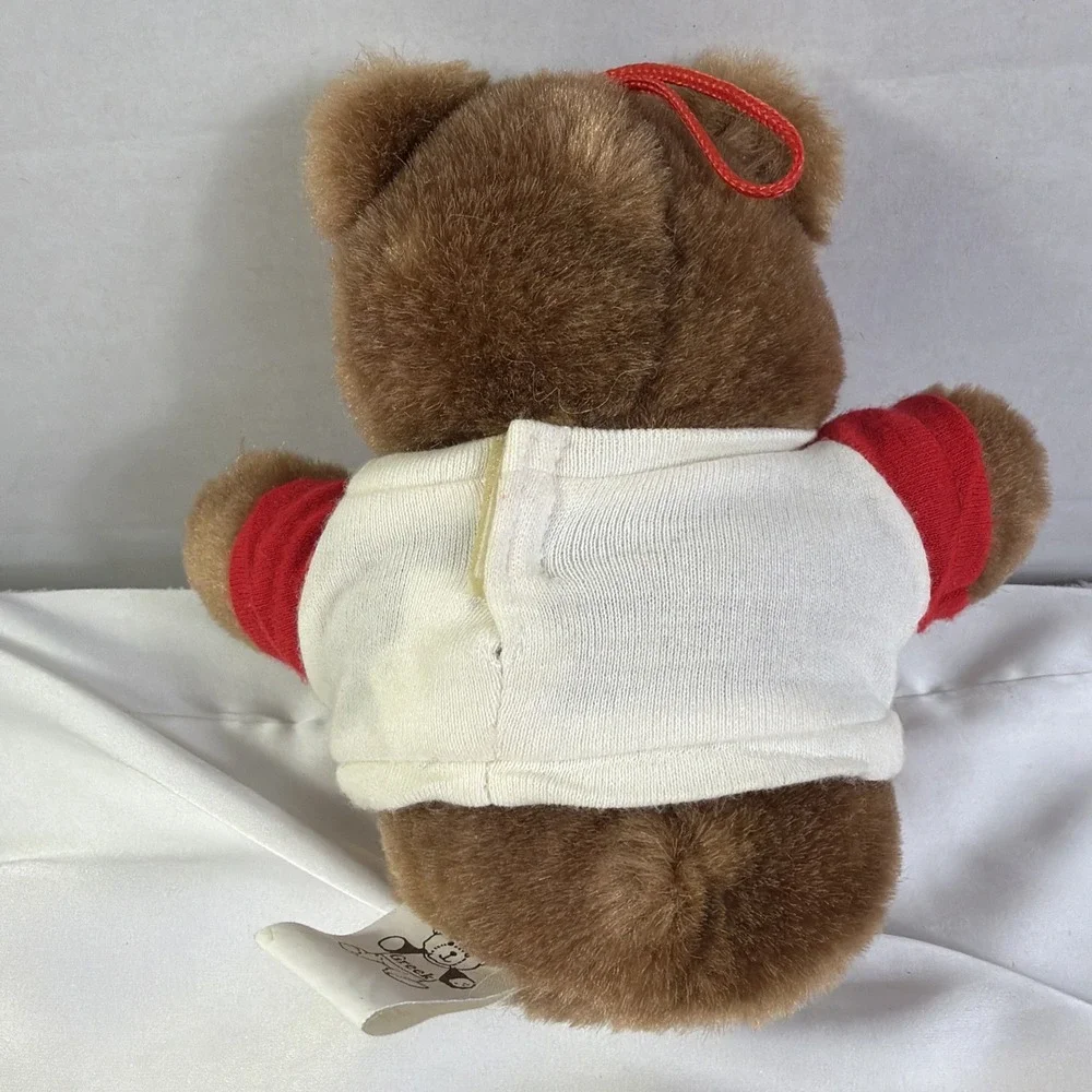 VTG Jesus Loves You Small Teddy‎ Bear Greek Brand Made In Korea